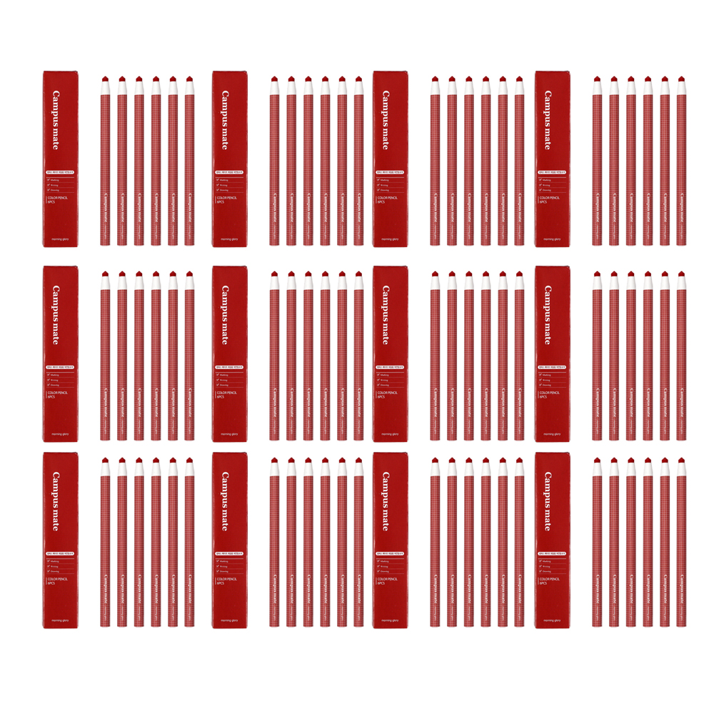 3000 캠퍼스메이트 채점용 축지색연필(6개입)x12개
