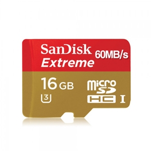 샌디스크 microSDXC Class10 Extreme UHS-I U3 90MB/s 600배속 16GB 메모리