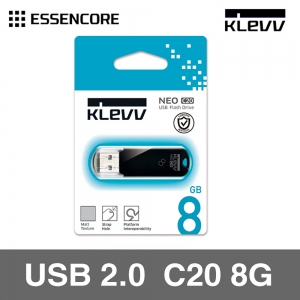 Essencore KLEVV NEO C20 8GB  USB2.0 메모리 클레브