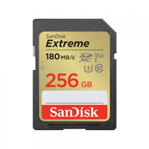 샌디스크 Extreme SD UHS-I 256GB 메모리 R180 SANEX-256G_180R