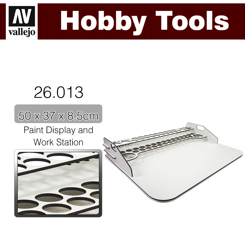 Vallejo Hobby Tools _ 26013 _ Paint display and work station (50x37cm)