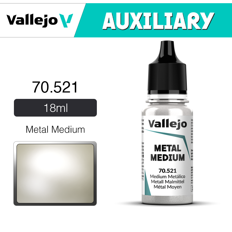 Vallejo Auxiliary _ 70521 _ 18ml _ Metal Medium