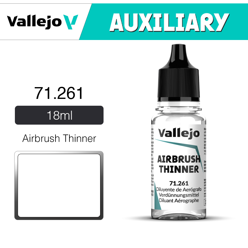 Vallejo Auxiliary _ 71261 _ 18ml _ Airbrush Thinner