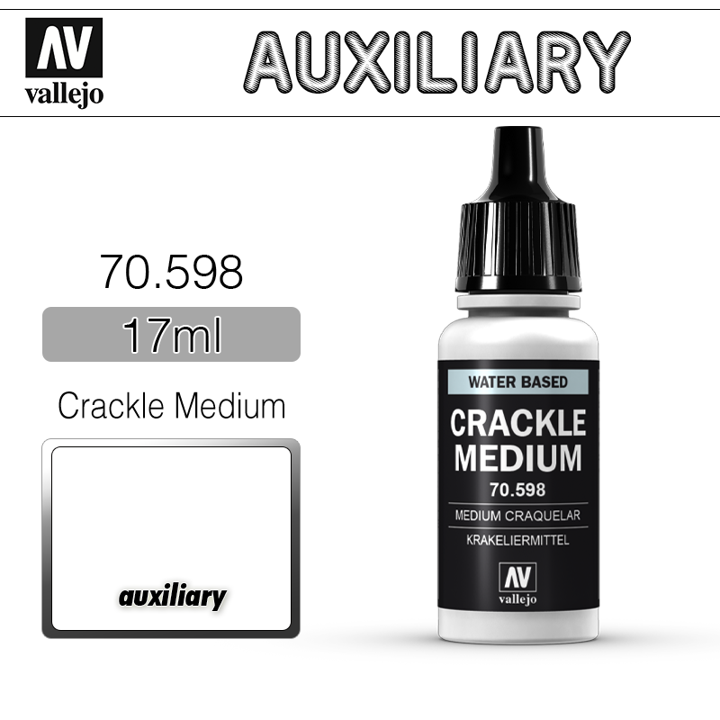 Vallejo Auxiliary _ 70598 _ 17ml _ Crackle Medium(*단종)