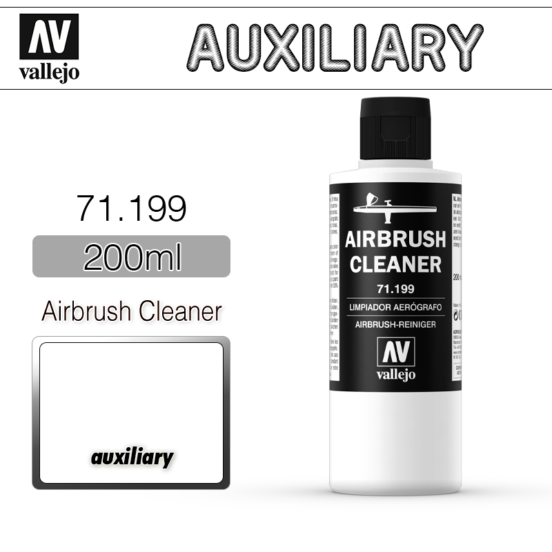 Vallejo Auxiliary _ 71199 _ 200ml _ Airbrush Cleaner