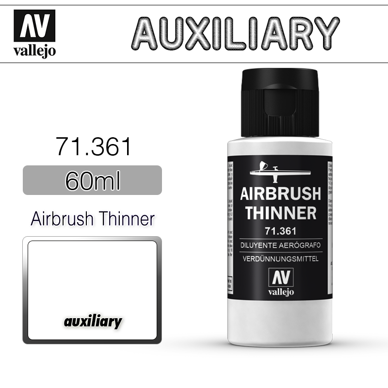 Vallejo Auxiliary _ 71361 _ 60ml _ Airbrush Thinner