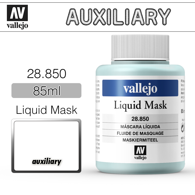 Vallejo Auxiliary _ 28850 _ 85ml _ Liquid Mask