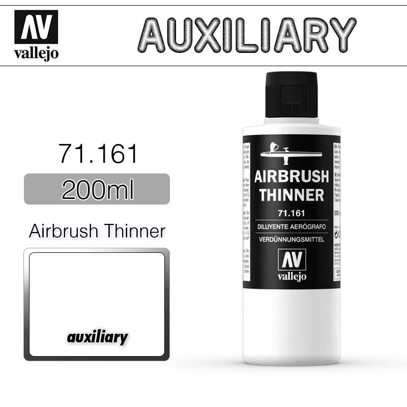 Vallejo Auxiliary _ 71161 _ 200ml _ Airbrush Thinner