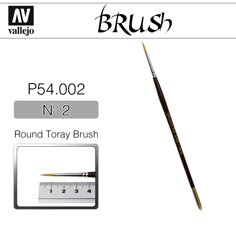 Vallejo Brush _ P54002 _ Round Toray Brush Nº 2(* 단종)