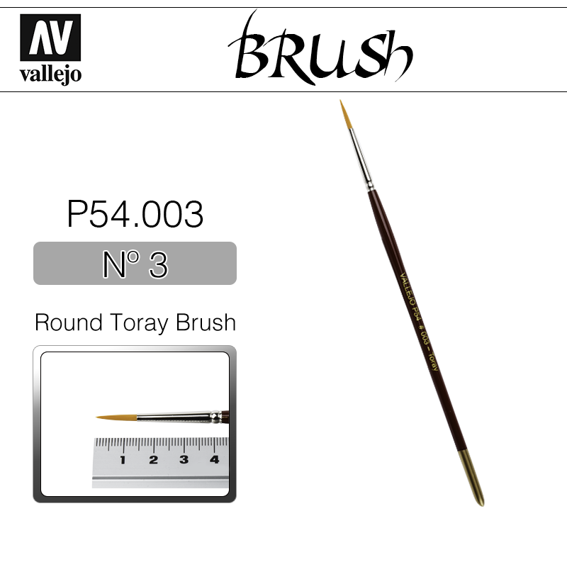Vallejo Brush _ P54003 _ Round Toray Brush Nº 3(* 단종)