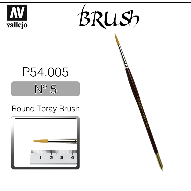 Vallejo Brush _ P54005 _ Round Toray Brush Nº 5(* 단종)