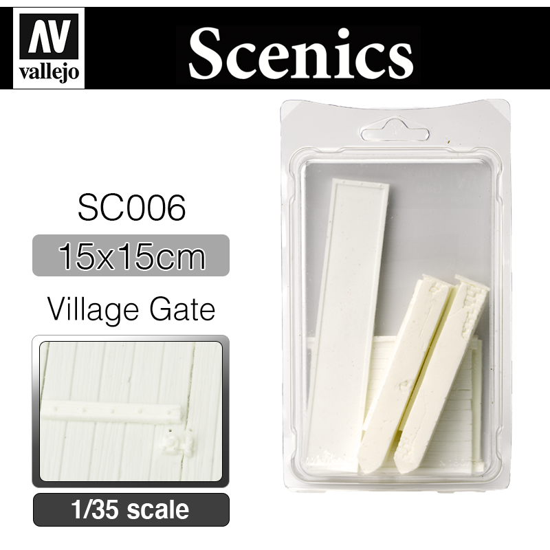 Vallejo Scenics _ SC006 _ Village Gate 15x15 cm (1/35)