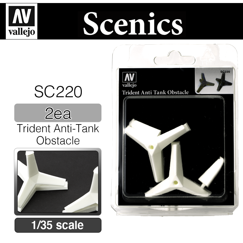 Vallejo Scenics _ SC220 _ Trident Anti-Tank Obstacle (1/35)
