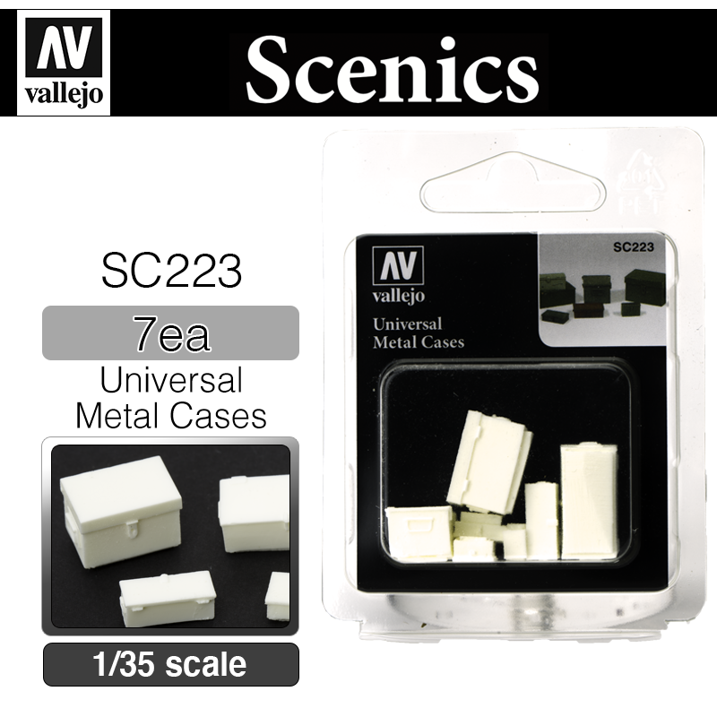 Vallejo Scenics _ SC223 _ Universal Metal Cases (1/35)