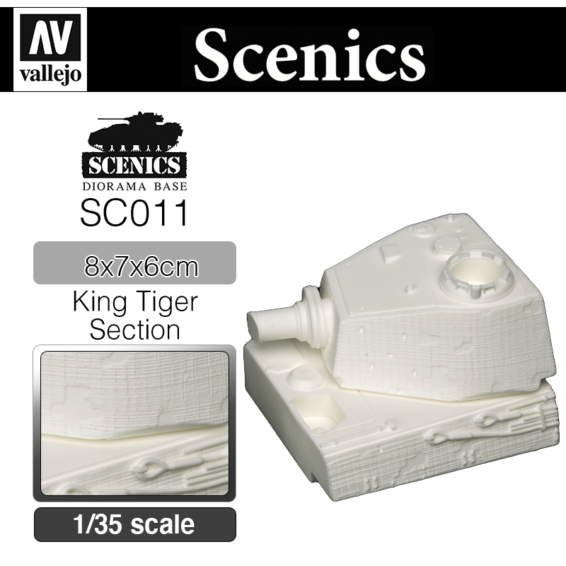 Vallejo Scenics _ SC011 _ King Tiger Section (1/35)