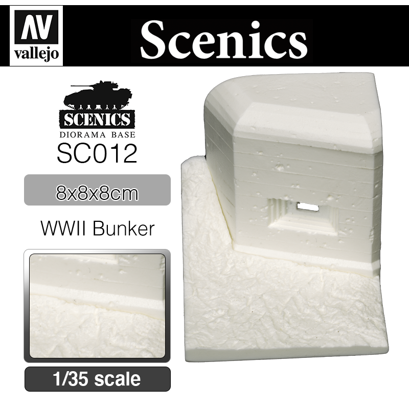 Vallejo Scenics _ SC012 _ WWII Bunker (1/35)