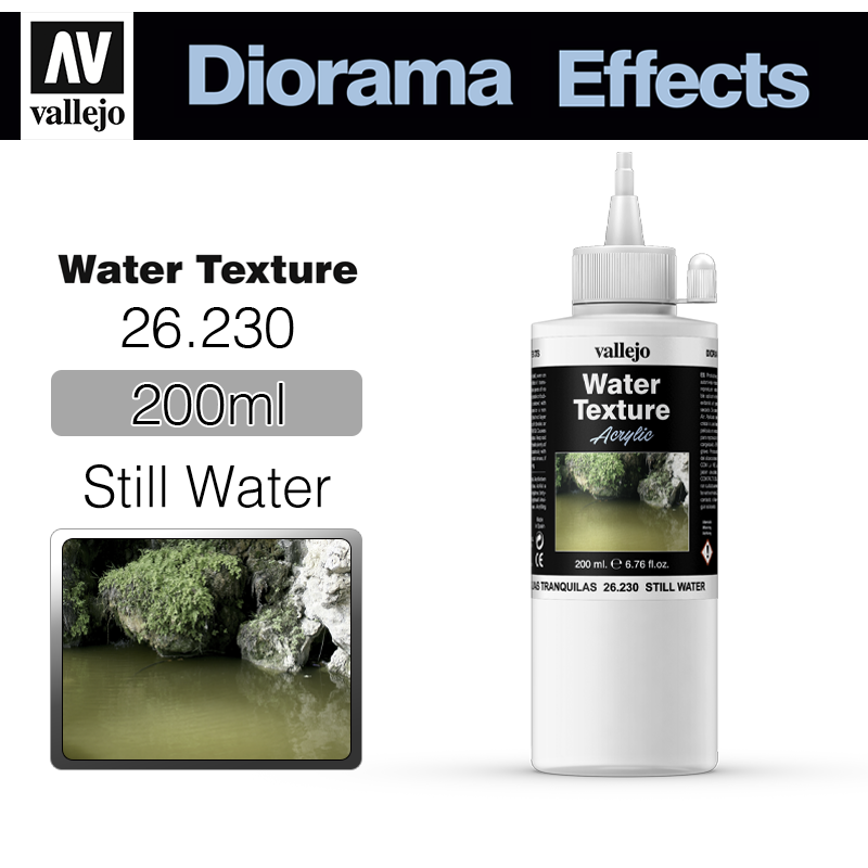 Vallejo Diorama Effects _ 26230 _ Water Texture _ 200ml _ Still water