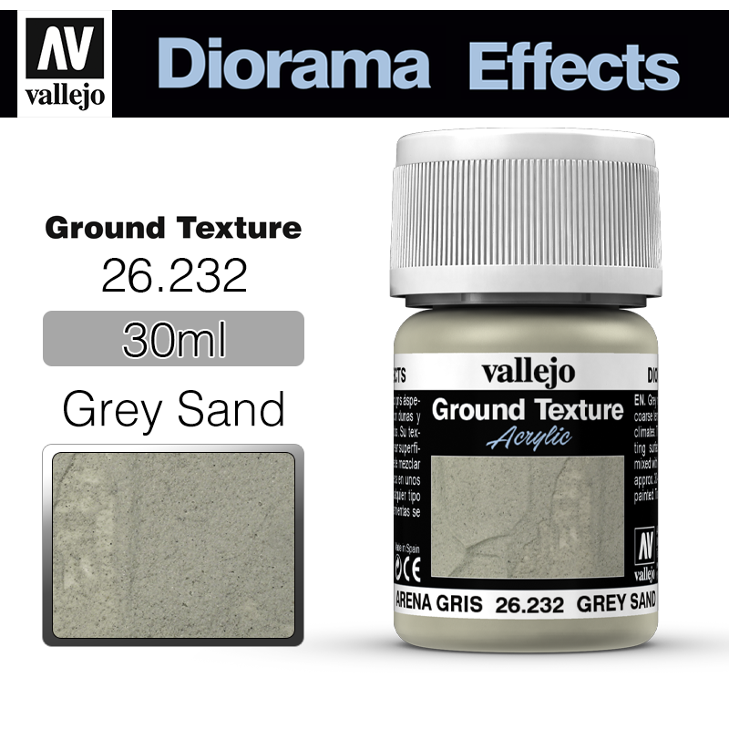 Vallejo Diorama Effects _ 26232 _ 30ml _ Grey Sand
