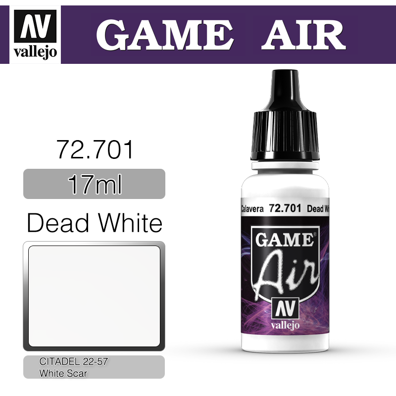 Vallejo Game Air _ 72701 _  Dead White(* 단종)