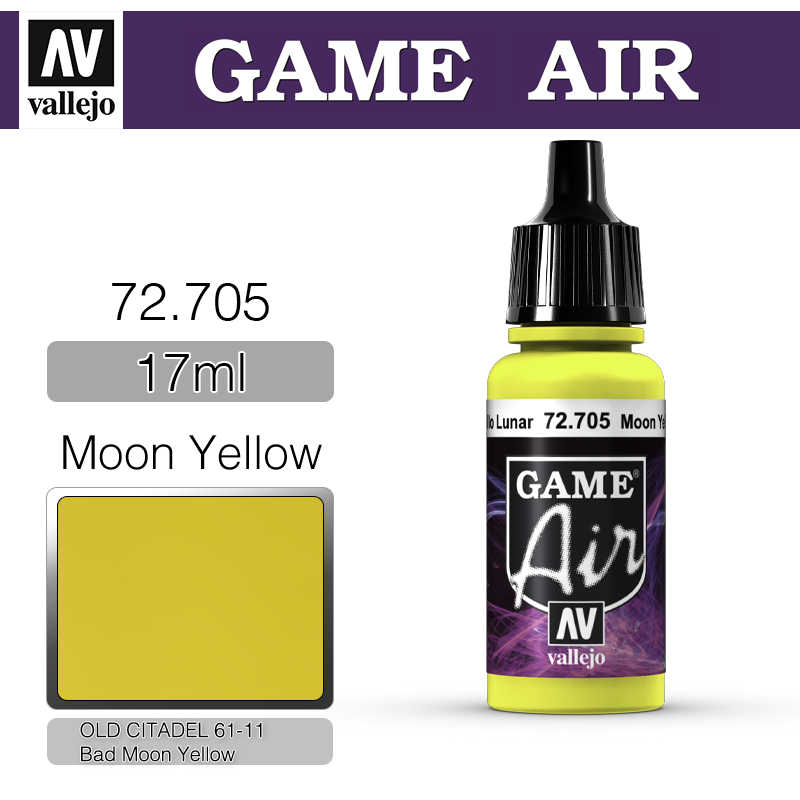 Vallejo Game Air _ 72705 _ Moon Yellow(* 단종)