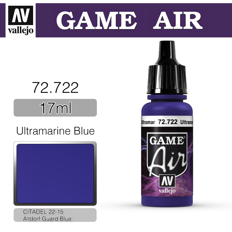 Vallejo Game Air _ 72722 _ Ultramarine Blue(* 단종)