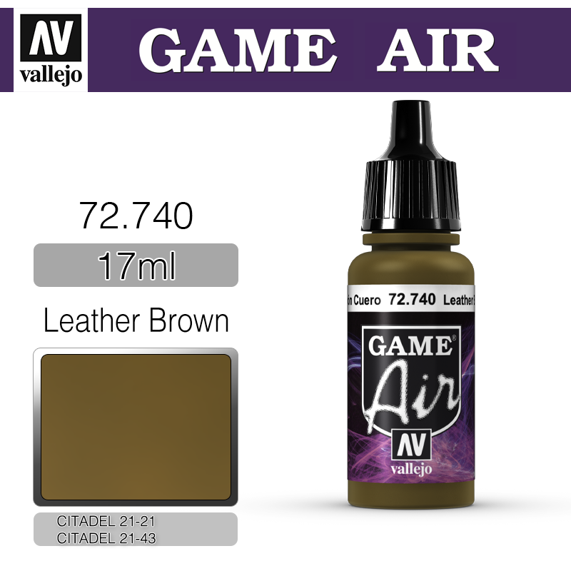 Vallejo Game Air _ 72740 _ Leather Brown(* 단종)