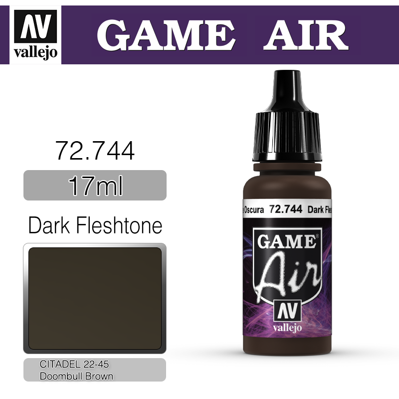 Vallejo Game Air _ 72744 _ Dark Fleshtone(* 단종)