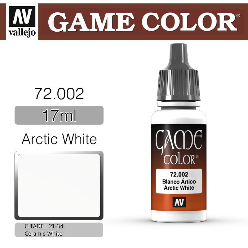 Vallejo Game Color _ 72002 _ Arctic White (* 단종)