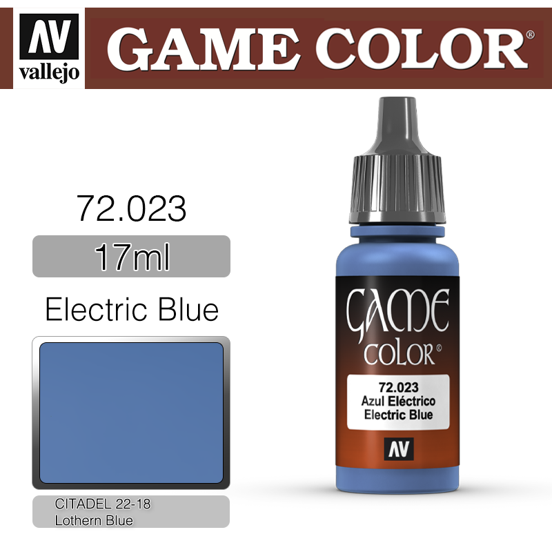Vallejo Game Color _ 72023 _ Electric Blue (* 단종)