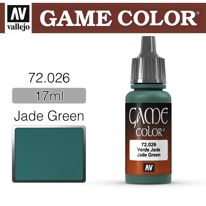 Vallejo Game Color _ 72026 _ Jade Green (* 단종)