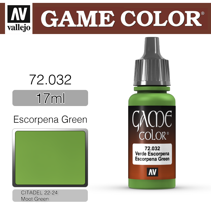 Vallejo Game Color _ 72032 _ Escorpena Green (* 단종)