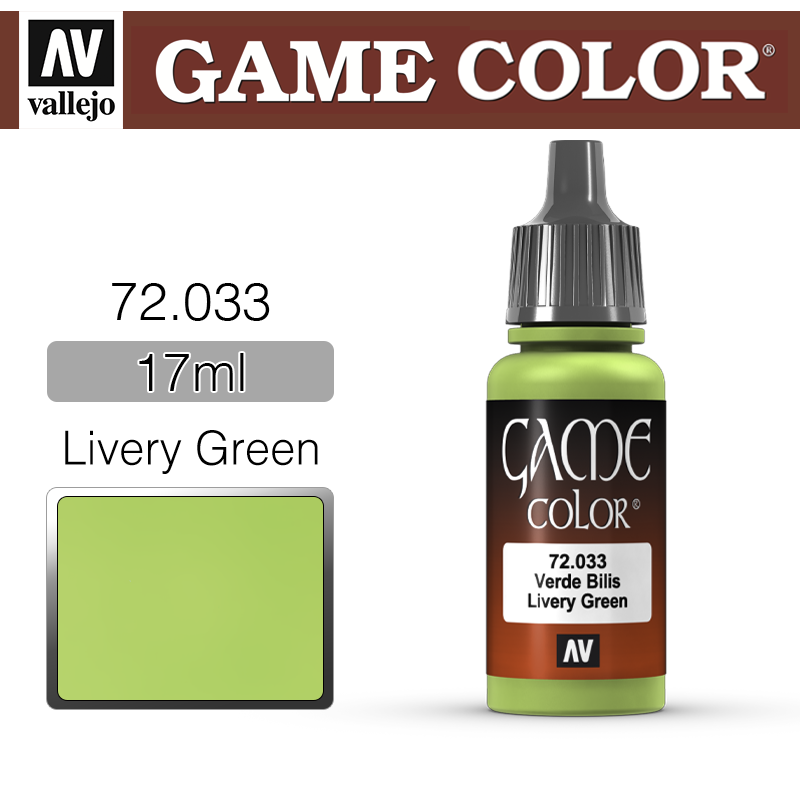 Vallejo Game Color _ 72033 _ Livery Green (* 단종)
