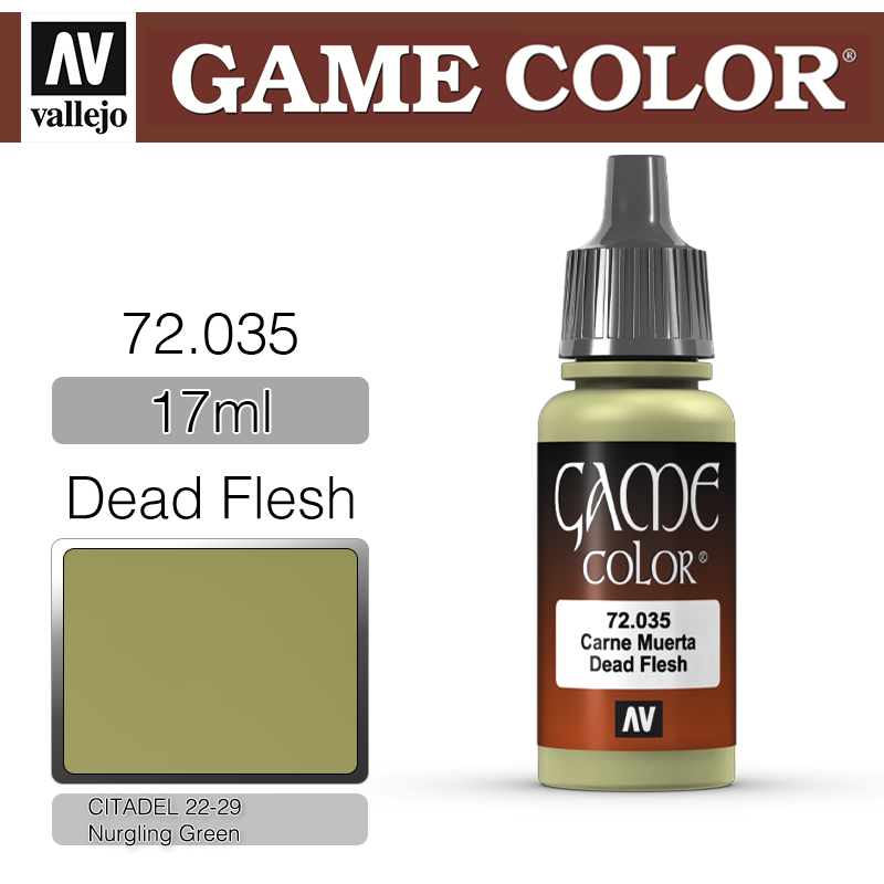 Vallejo Game Color _ 72035 _ Dead Flesh (* 단종)