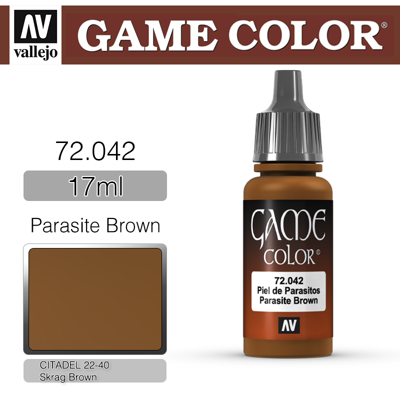 Vallejo Game Color _ 72042 _ Parasite Brown (* 단종)