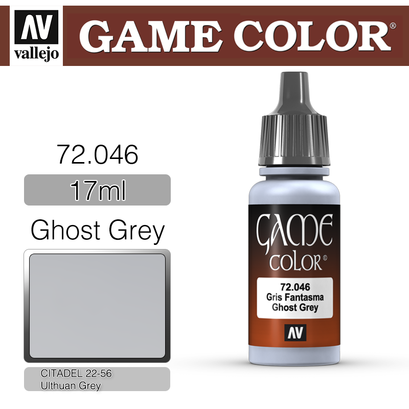 Vallejo Game Color _ 72046 _ Ghost Grey (* 단종)