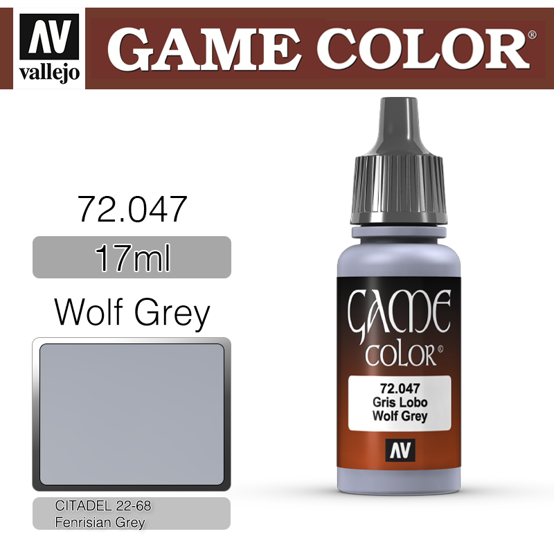 Vallejo Game Color _ 72047 _ Wolf Grey (* 단종)