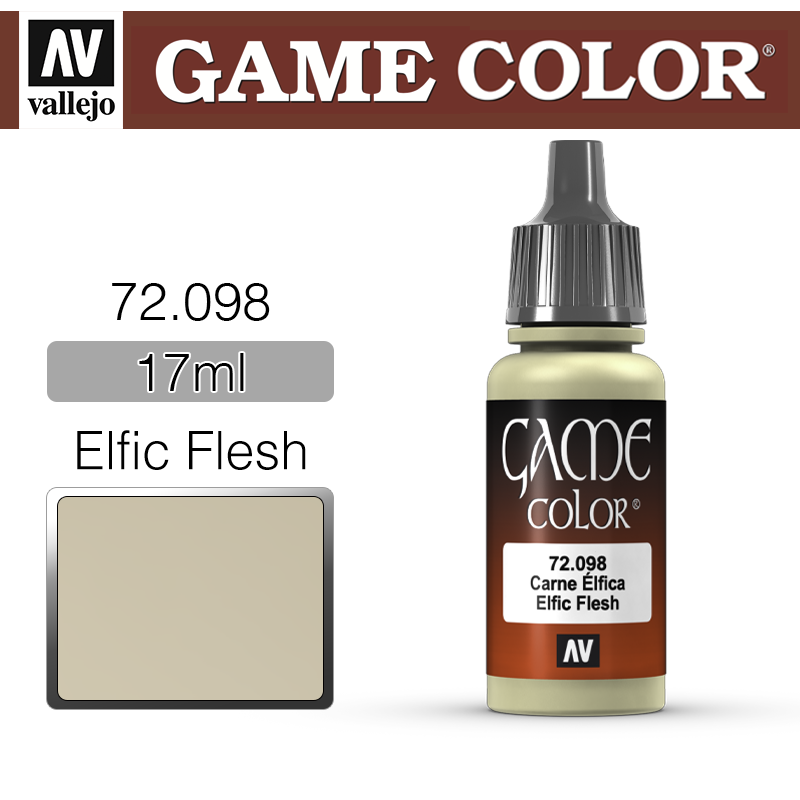 Vallejo Game Color _ 72098 _ Elfic Flesh (* 단종)
