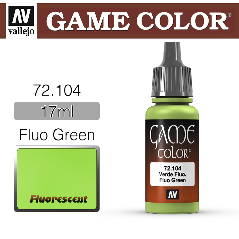 Vallejo Game Color _ 72104 _ Fluo Green (* 단종)