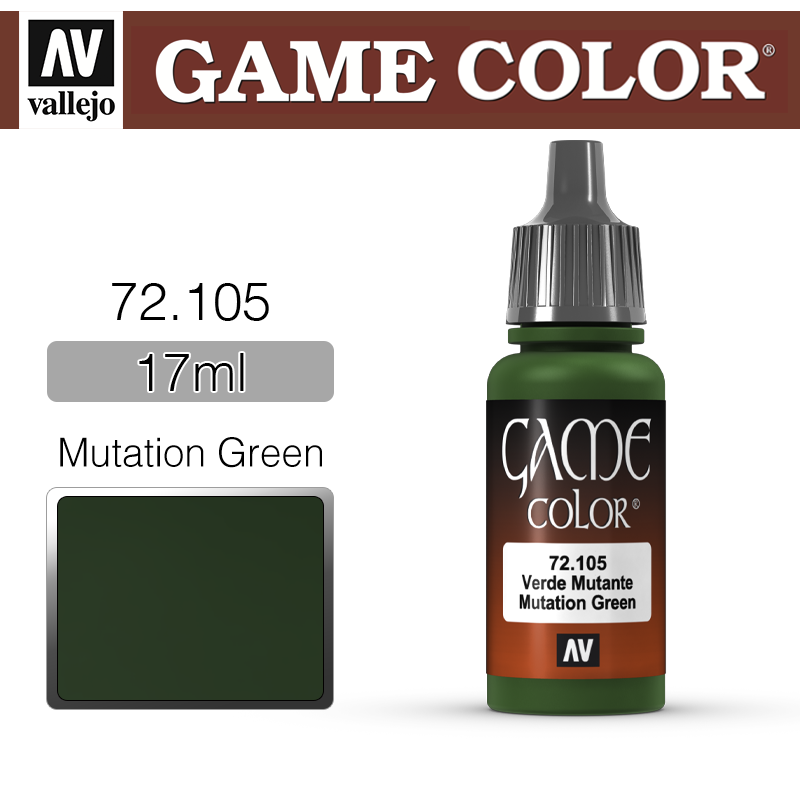 Vallejo Game Color _ 72105 _ Mutation Green (* 단종)