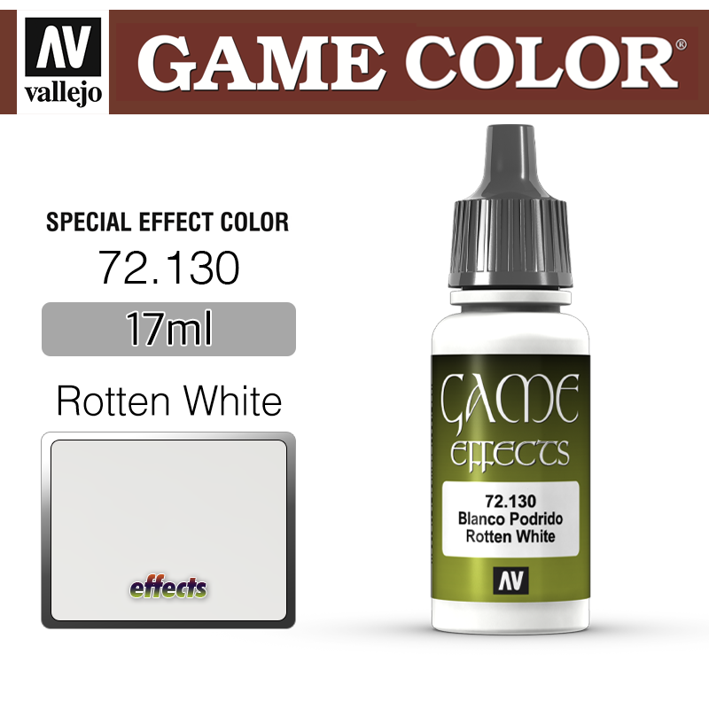 Vallejo Game Color _ 72130 _ Effects _ Rotten White (* 단종)