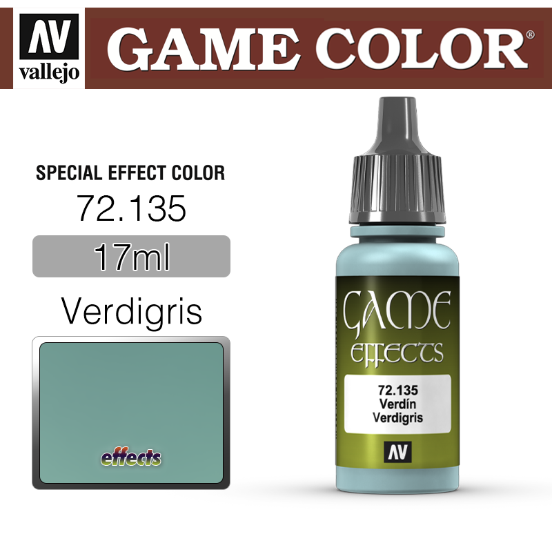 Vallejo Game Color _ 72135 _ Effects _ Verdigris (* 단종)
