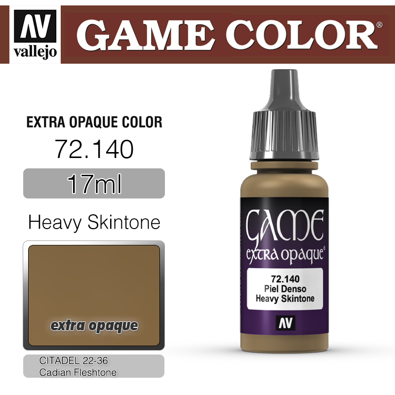 Vallejo Game Color _ 72140 _ extra opaque _ Heavy Skintone (* 단종)
