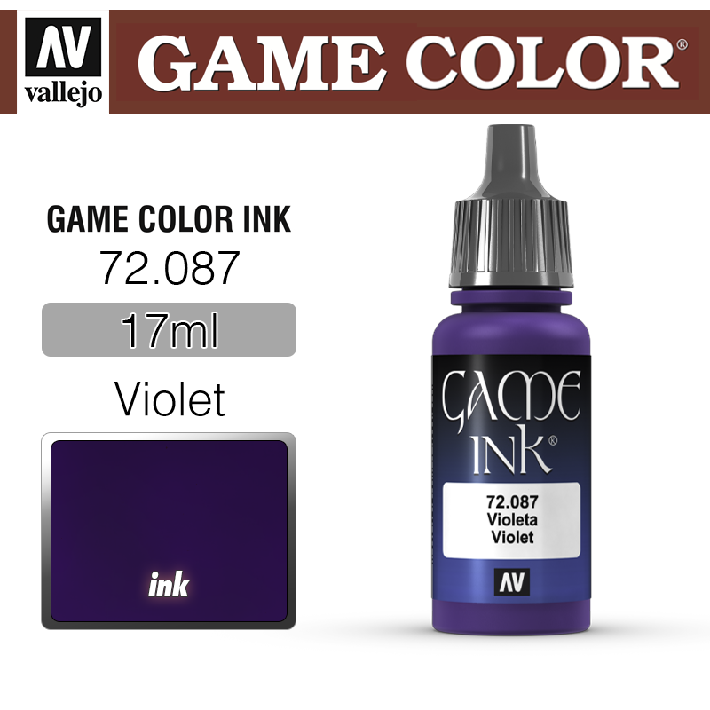 Vallejo Game Color _ 72087 _ Ink _ Violet (* 단종)