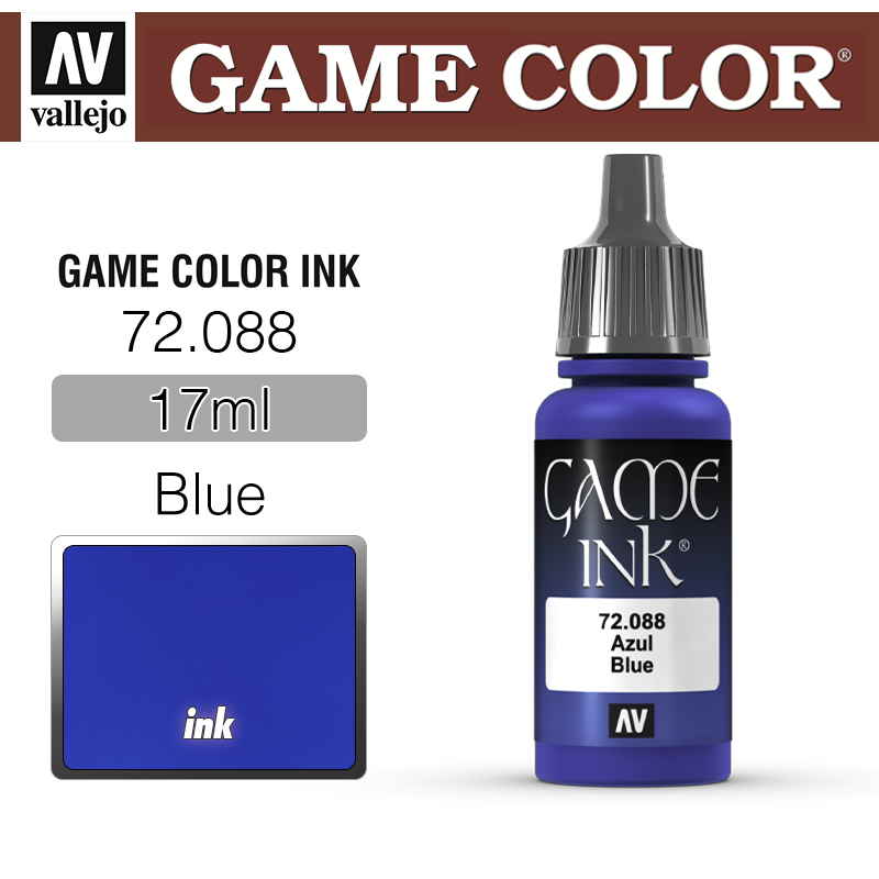 Vallejo Game Color _ 72088 _ Ink _ Blue (* 단종)