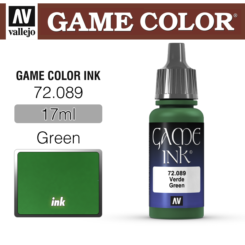 Vallejo Game Color _ 72089 _ Ink _ Green (* 단종)