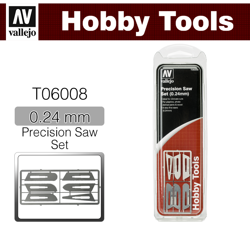 Vallejo Hobby Tools _ T06008 _ Precision Saw Set (0.24 mm) (* 단종)