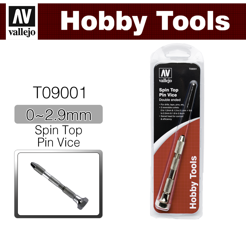 Vallejo Hobby Tools _ T09001 _ Spin Top Pin Vice