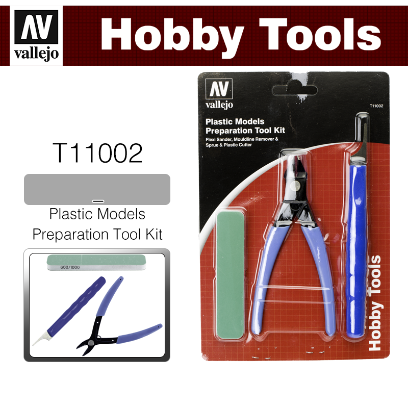 Vallejo Hobby Tools _ T11002 _ Plastic Models Preparation Tool Kit