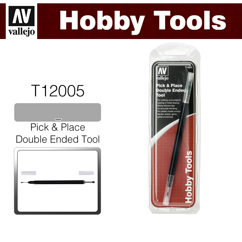 Vallejo Hobby Tools _ T12005 _ Pick & Place Double Ended Tool