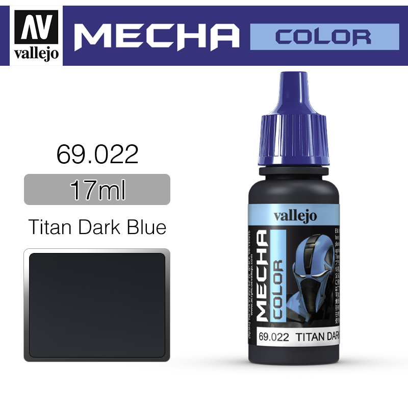Vallejo Mecha Color _ 69022 _ Titan Dark Blue